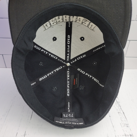 DERANGED Wool Blend 210 Fitted Flexfit Hat Cap - Picture 9 of 13